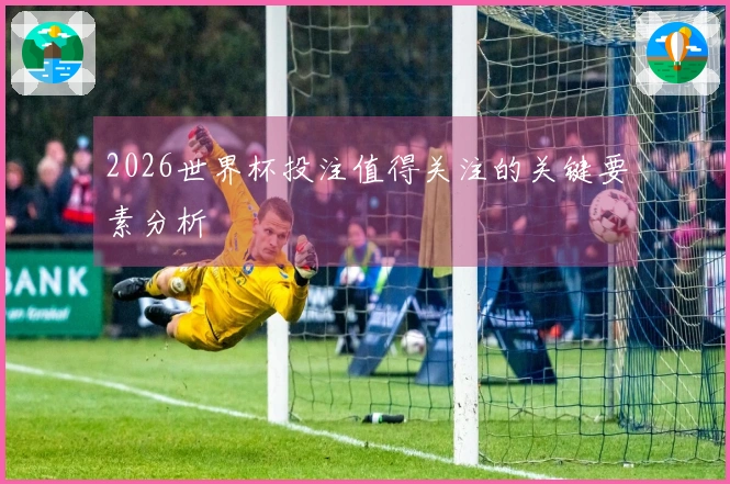 2026世界杯投注值得关注的关键要素分析
